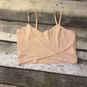 4/$30 Streetwear Society | Cream Ribbed Crop